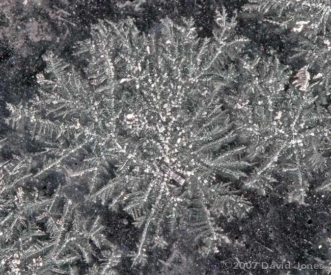 Ice on the windscreen