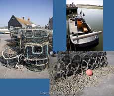 Mudeford Quay, fishing pots