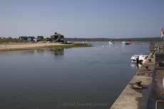 Mudeford Quay - the channel to the sea