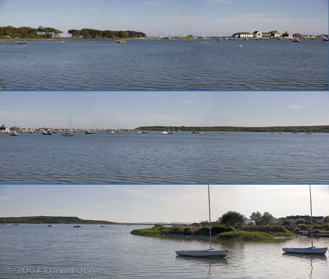 Mudeford and Christchurch Harbour - panorama