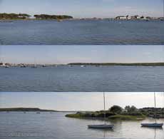 Mudeford and Christchurch Harbour - panorama