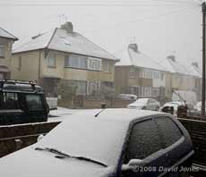 Snow arrives at 7.30am