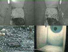 Composite (quad) cctv image at 5.30pm