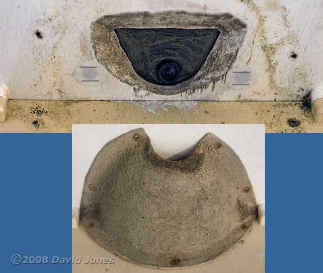 House Martin nestbox framework - close up