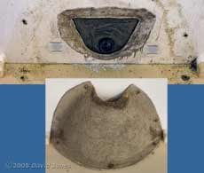 House Martin nestbox framework - close up