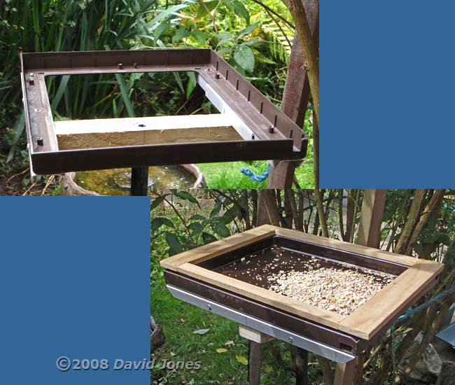 Microwave bird table