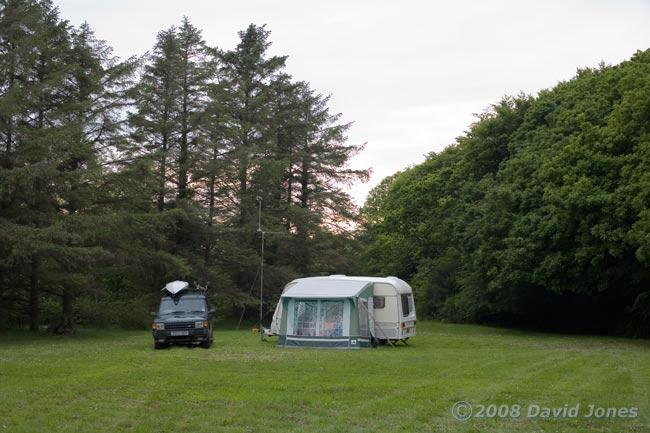 At our caravan on the Lizard