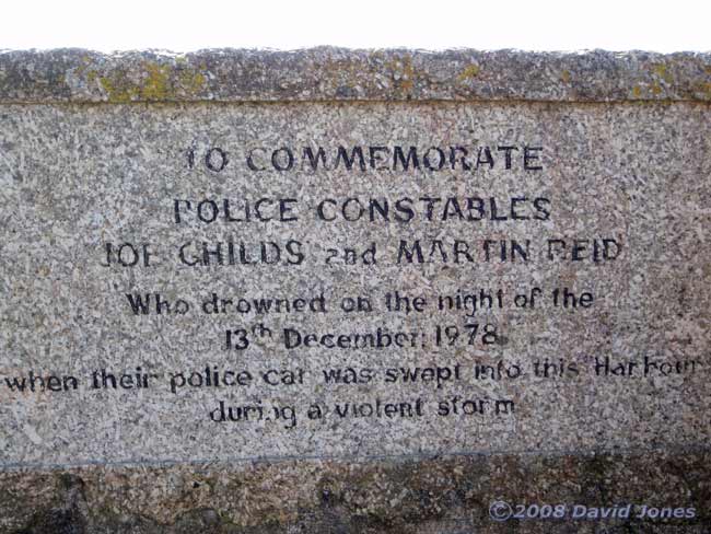 Plaque to remember storm deaths at Porthleven