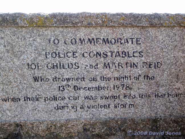 Plaque to remember storm deaths at Porthleven
