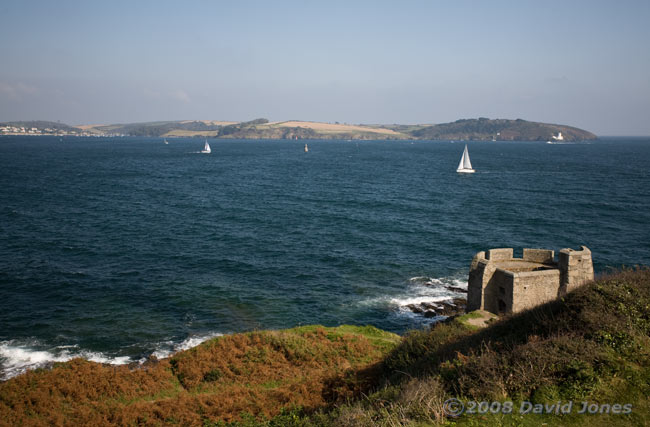 View towards St. Anthony Lighthouse from Pendennis Point