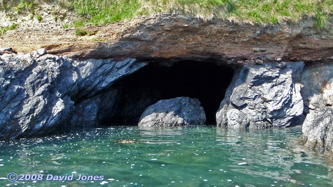 Cave at high (neap) tide