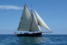Cornish sailboat