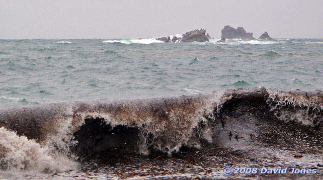 looking toward Shag Rock and Man of War Rock from Polpeor Cove - 1