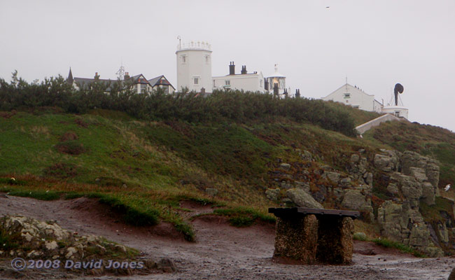 Lizard lighthouse on a wet day