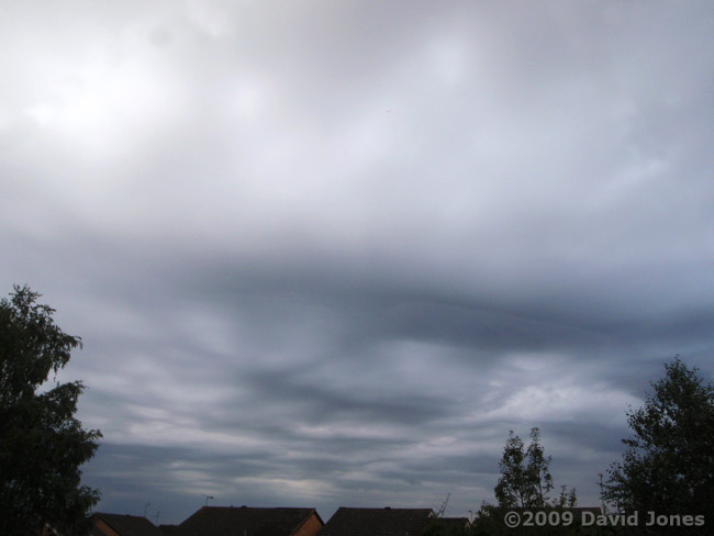 Rain clouds arrive this evening this evening