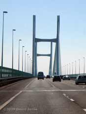 The Severn Bridge crossing on the M4 motorway, 31 May