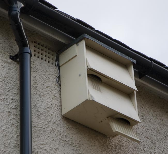 The Swift nest boxes