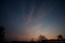 Looking west from my garden around sunset - 3, 15 April