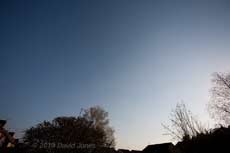 Looking south from our garden, 16 April