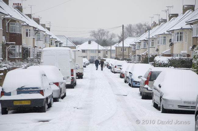 Our snow covered road, 2 December 2010 - 1