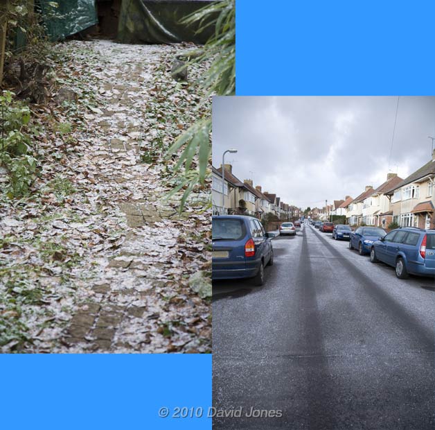 A dusting of snow after last night, 17 December