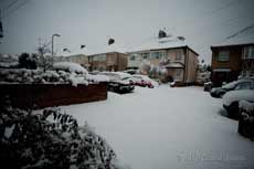 Snow at 8am, 6 January