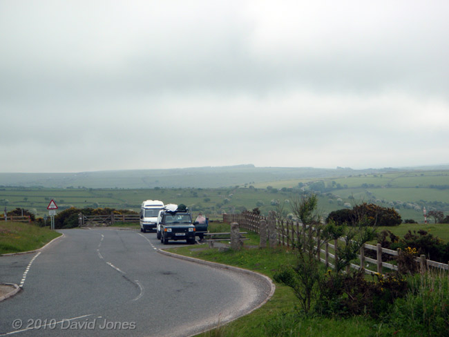 Morning coffee stop on Bodmin Moor