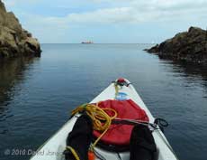 heading out into a calm sea, 13 June
