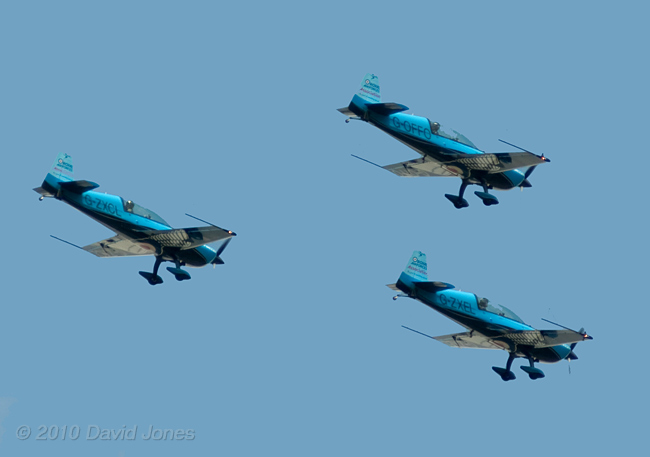 The 'Blades' aerobatic team over us this morning, 12 May 2010 - 3