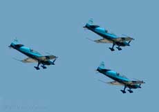The 'Blades' aerobatic team over us this morning, 12 May 2010