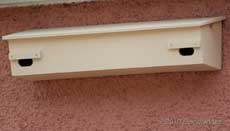 Swift boxes with anti-Starling baffles added, 28 April