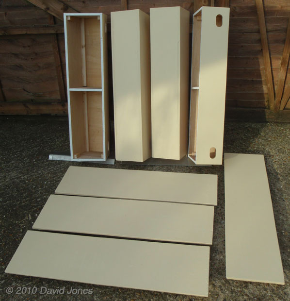 The Swift nest boxes near completion, 21 March