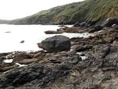 View of Porthallo Cove from the North side, 15 September 2010