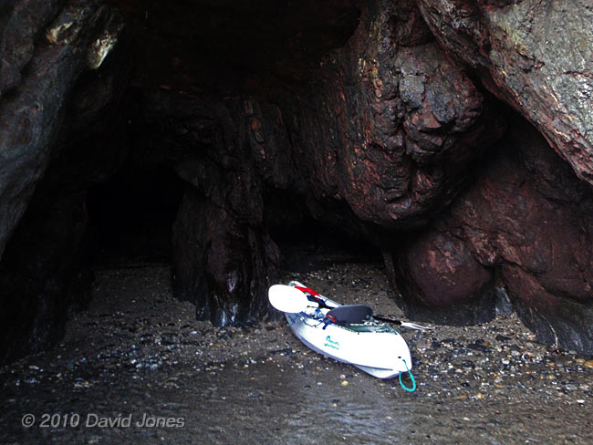 Small caves north of Porthallow (2), 15 September 2010