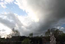 Clouds at 6pm, 11 April