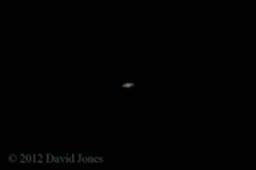 Saturn - a cropped image, 21 April 2012