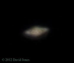 Saturn - a processed image, 21 April 2012