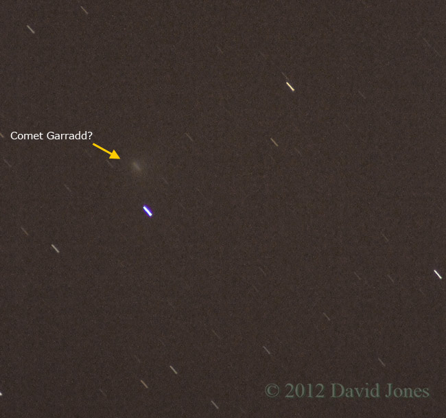 Comet Garradd? 10pm 18 March 2012