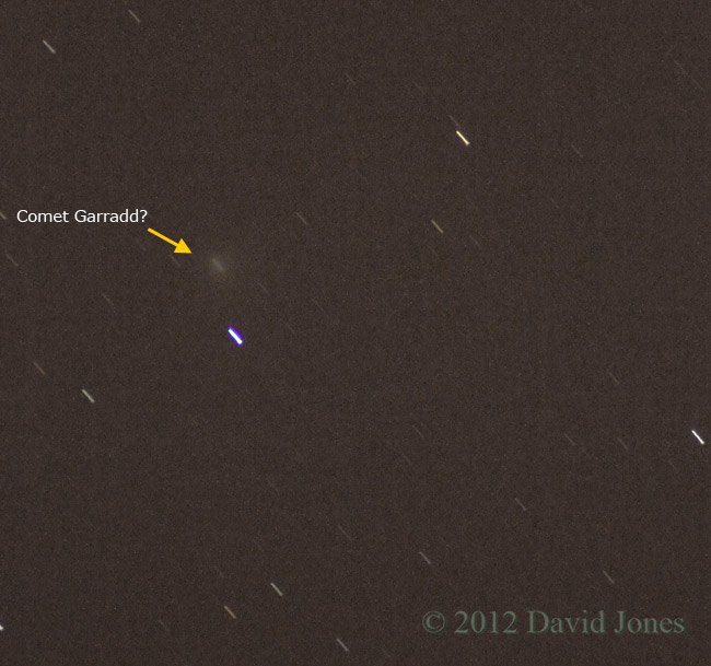 Comet Garradd? 10pm 18 March 2012