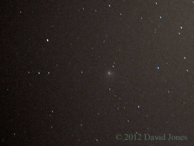 Comet Garradd , 7.47pm 20 March 2012 - cropped image