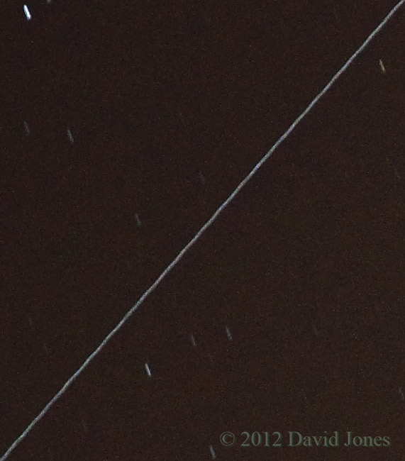 Satellite track (spinning?), 20 March 2012