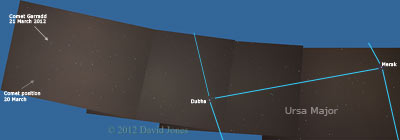 Comet Garradd, 8.15pm 21 March 2012