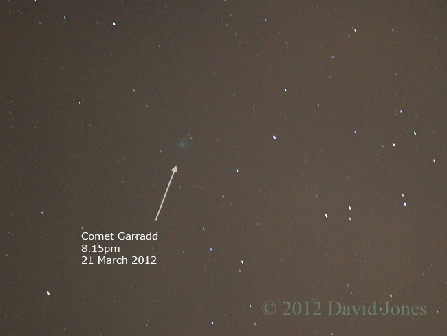 Comet Garradd, 8.15pm 21 March 2012  (b)