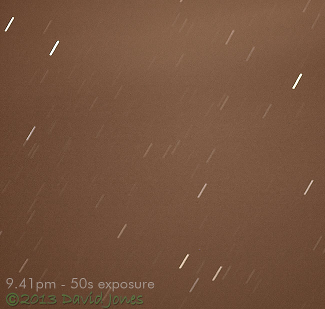 Star field after asteroid has left area, 15Feb2013