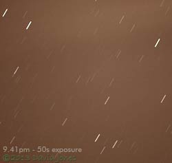 Star field after asteroid has left area, 15Feb2013