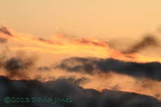 Sky after sunset, 13 March 2013