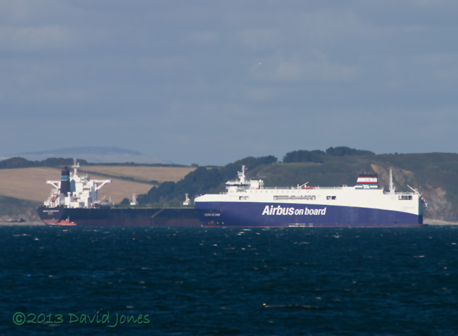 Ciudad de Cadiz, anchored in Falmouth Bay, 9 Sep 2013