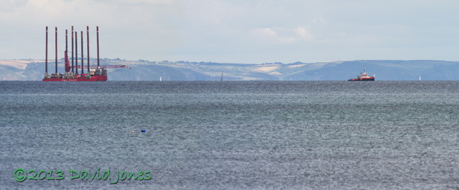The Jack-Up Barge 'Excalibur', towed by MTS Valiant, 7 Sept 2013