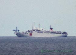 The cable ship 'Raymond Croze', 17km from Lizard Point, 11 Sept 2013