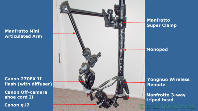 G12 camera setup for low level photography, 22 Sept 2013